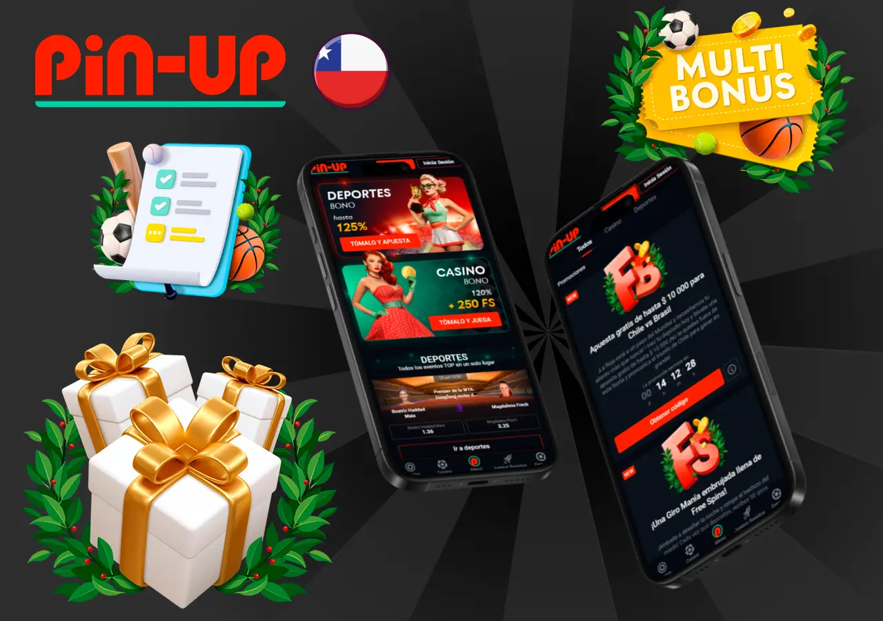 Bonos y promociones exclusivas en la aplicación Pin-Up para jugadores en Chile